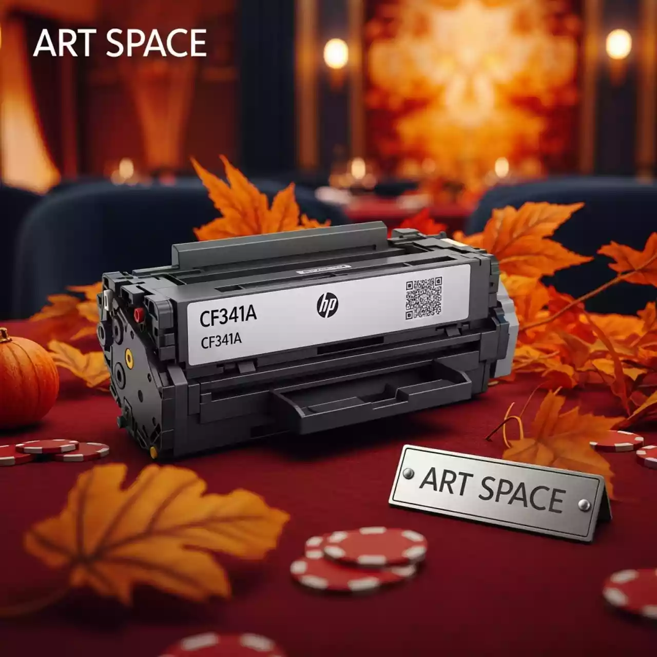 Аренда Набор тонер картриджей HP CF341A в ресторане «Плакучая Ива» — ART SPACE