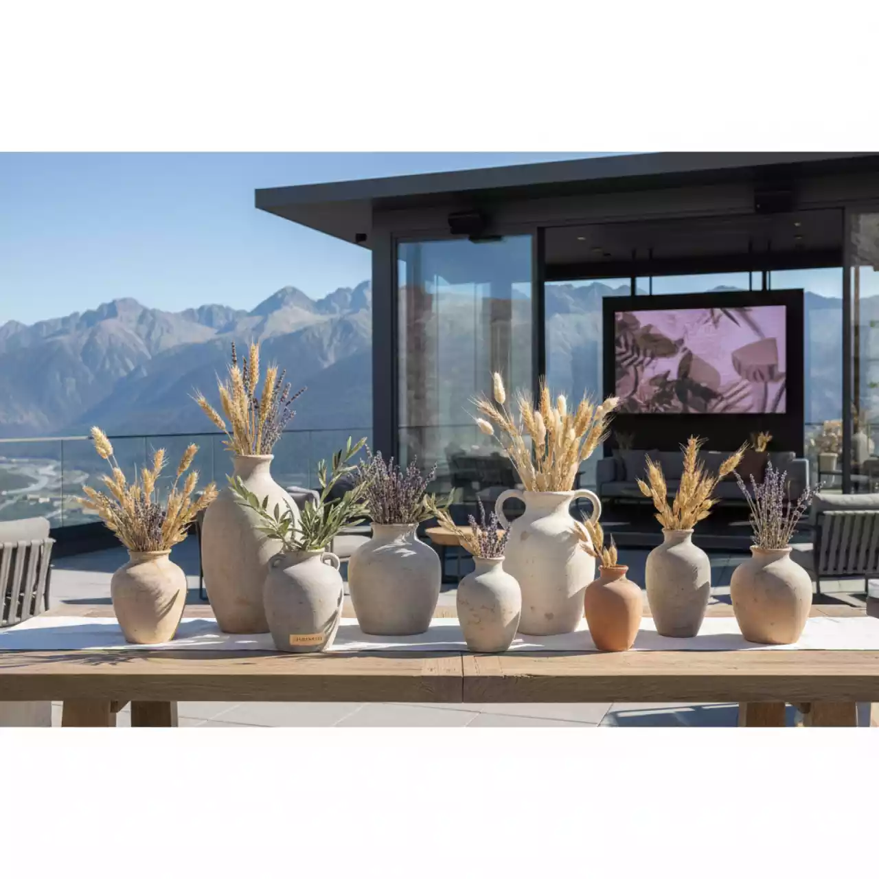 Аренда Набор ваз Прованс на площадке Rosa Peak (2320м) — ART SPACE