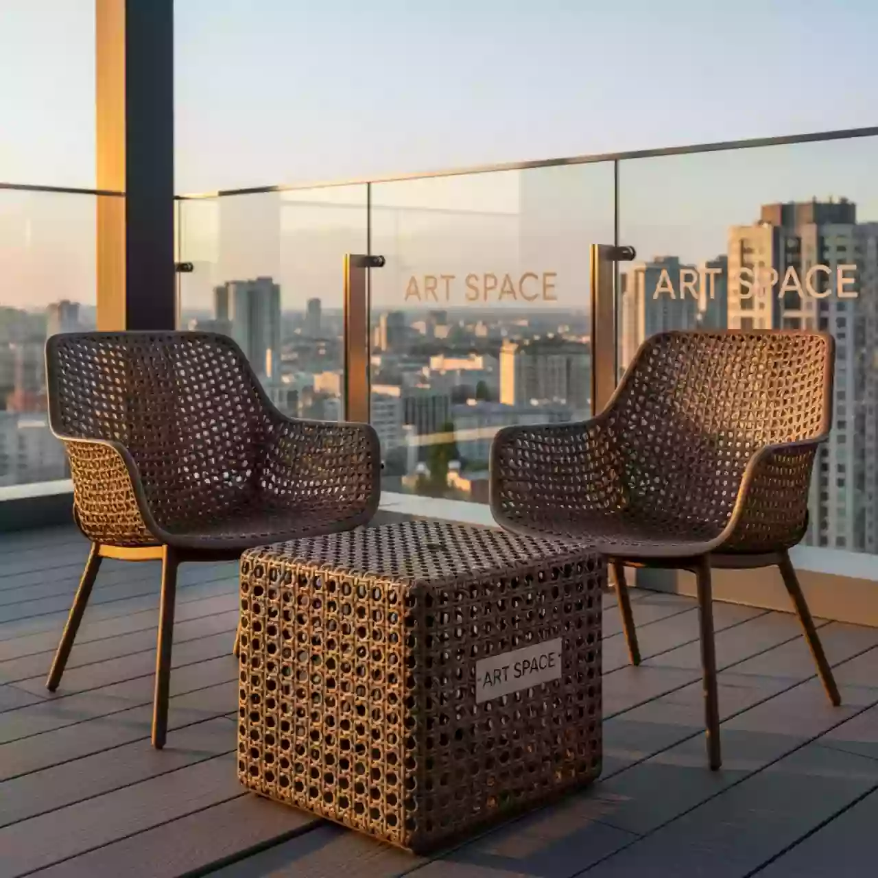 Аренда Набор Yalta 2set AFM 1020A коричневый капучино в ресторане «Высота 5642» — ART SPACE