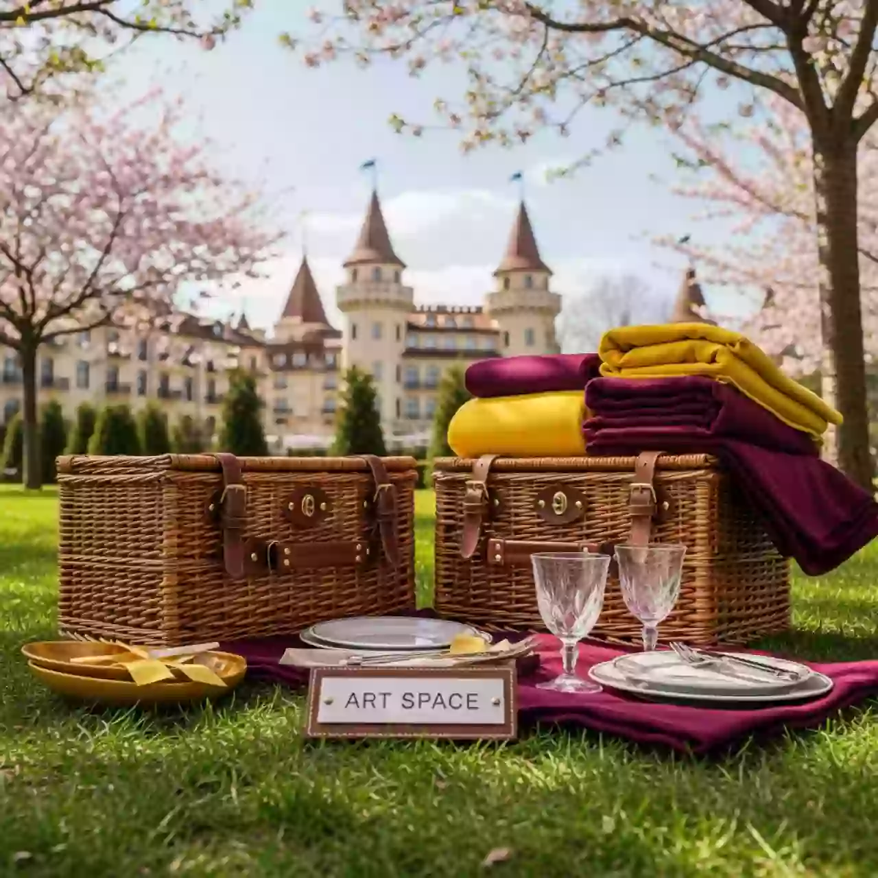 Аренда Наборы для пикника и пледы в отеле «Богатырь» — ART SPACE