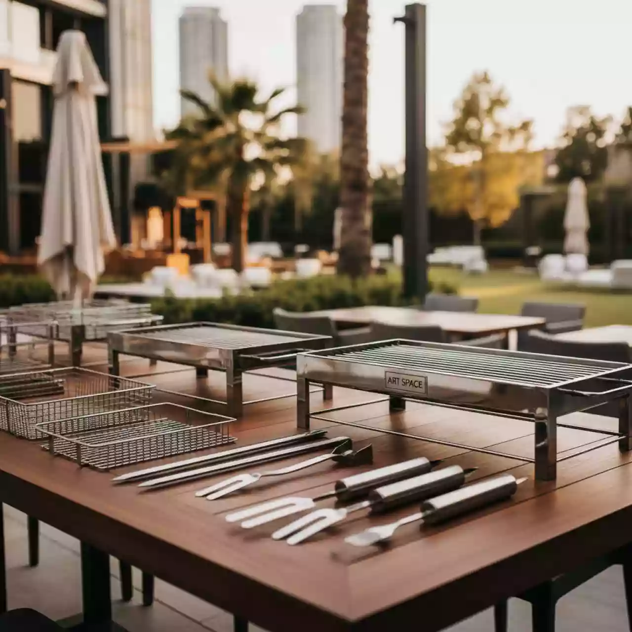 Аренда Наборы решеток и шампуров в Grand Karat Sochi — ART SPACE