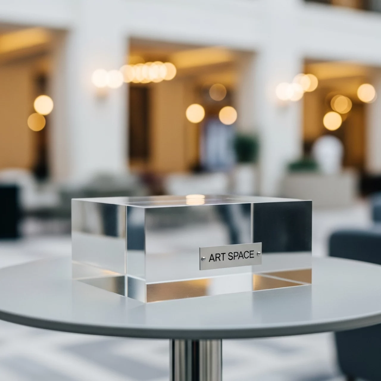 Аренда Накладка прозрачная на коктейльный стол в Mercure Сочи Центр — ART SPACE