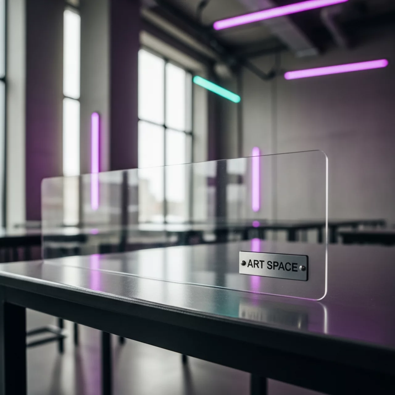 Аренда Накладка прозрачная пластиковая в банкетном зале «Дельфин» — ART SPACE