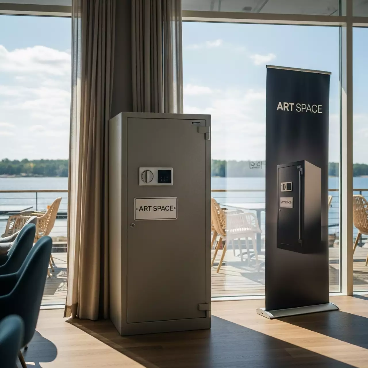 Аренда Накопитель кассовый Valberg ASD 19 депозитный сейф в ресторане «Паруса» — ART SPACE