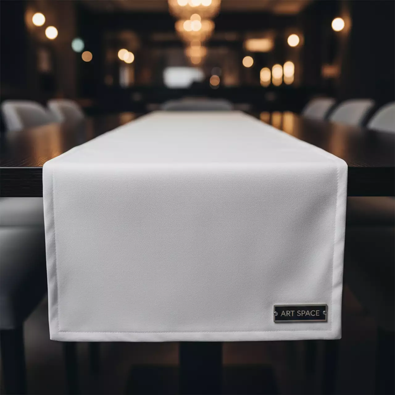 Аренда Наперон стрейч Шапочка для коктейльного стола белый 80 см в Sochi Marriott Krasnaya Polyana — ART SPACE