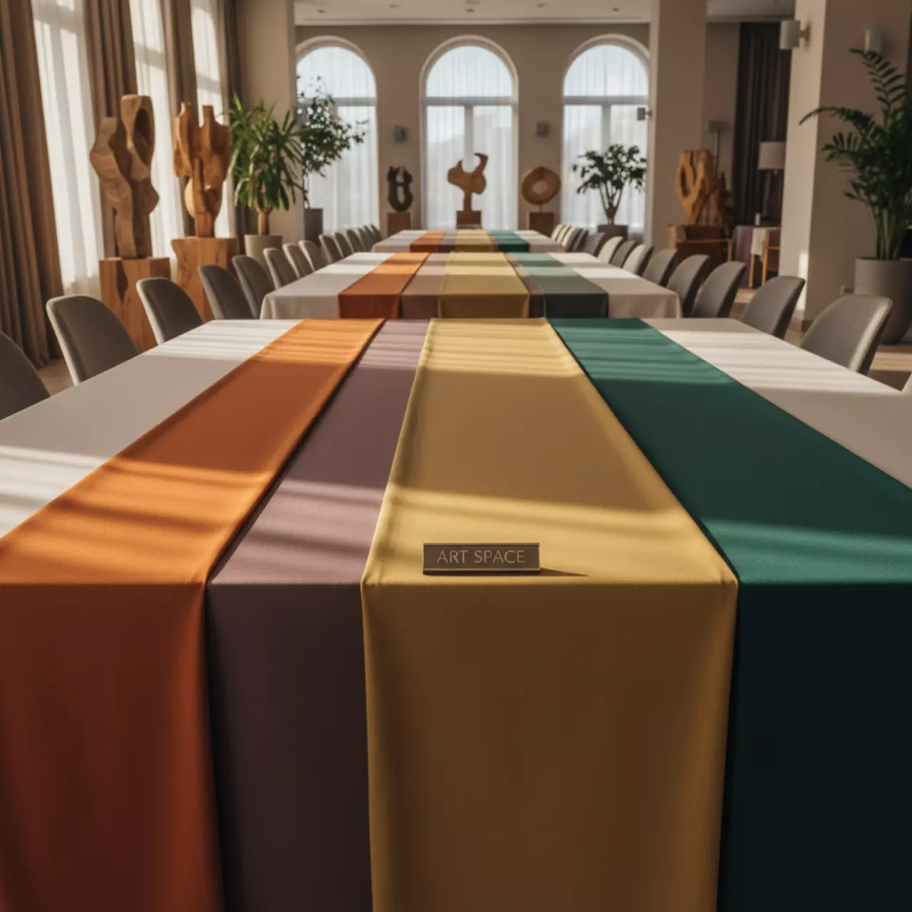 Аренда Напероны на столы для конференции в Imeretinskiy Hotel — ART SPACE