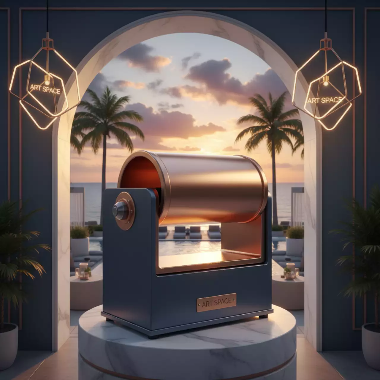 Аренда Насадка для кружек Grafalex 011 класс А в пляжном клубе Del Mar — ART SPACE