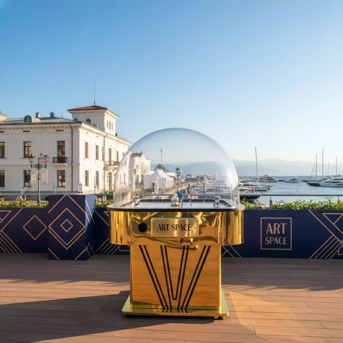 Аренда Настольный хоккей Super Chexx на территории Морпорта Сочи — ART SPACE