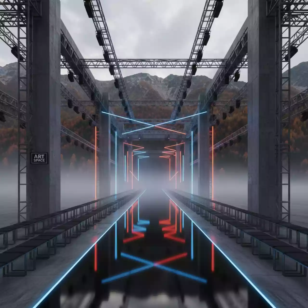 Аренда Неделя моды Mercedes Benz Fashion Week Russia в Манеже на курорте «Газпром» (Альпика) — ART SPACE