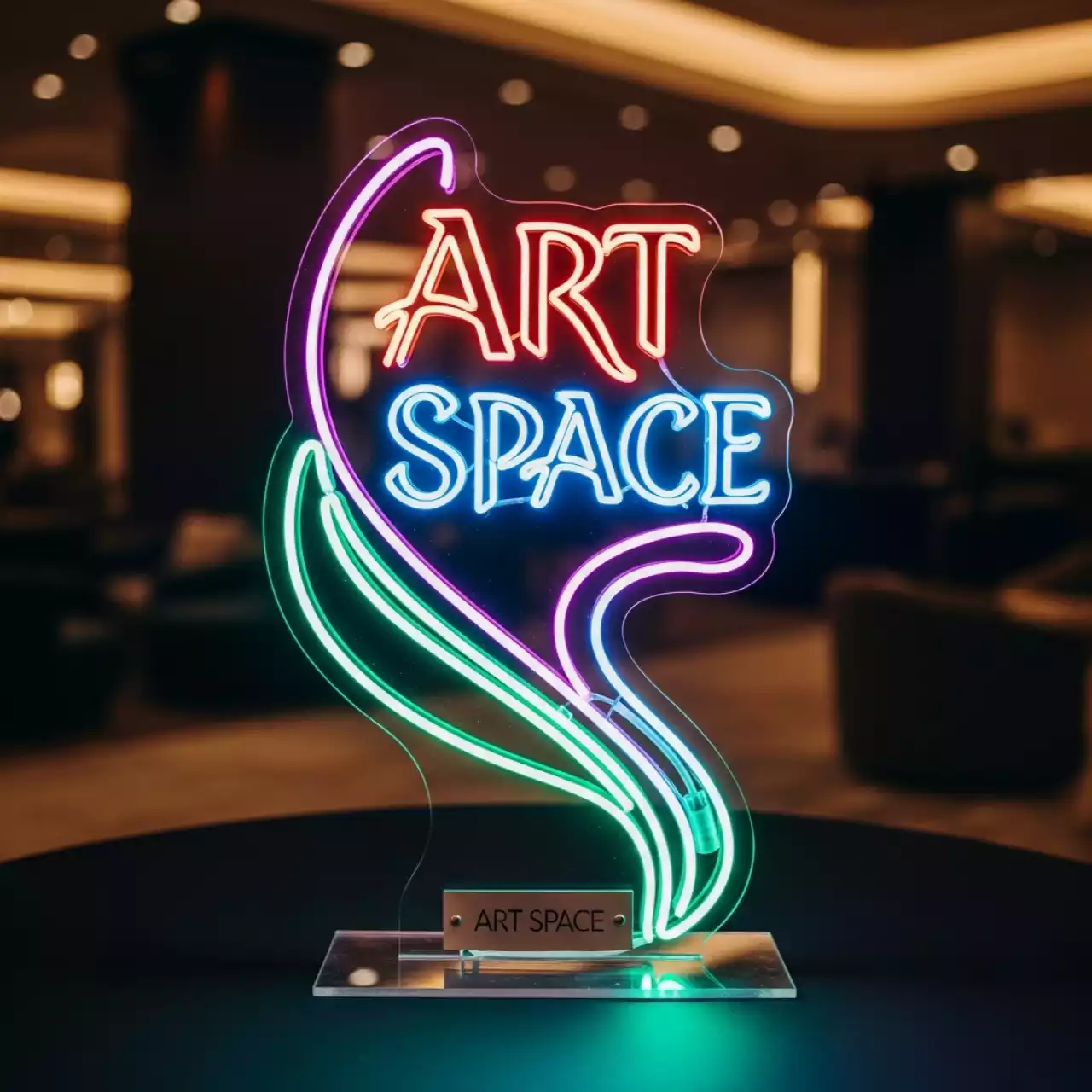 Аренда Неоновая вывеска декор в Mercure Сочи Центр — ART SPACE