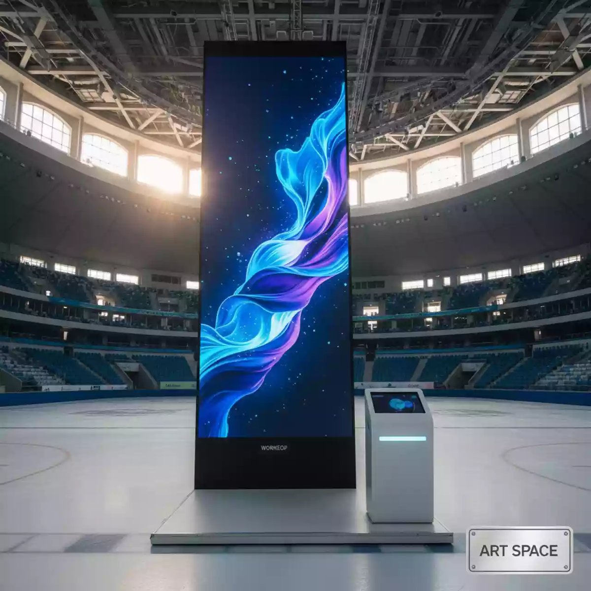 Аренда Нейрохудожник в ледовой арене «Шайба» — ART SPACE