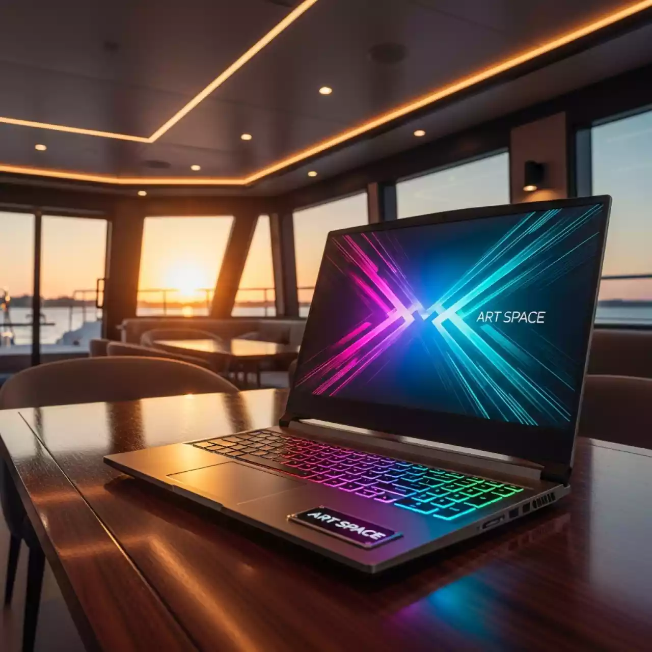 Аренда Ноутбук игровой Pro GTX Super i5 16 GB 15 17 дюймов на VIP-яхте (Имеретинский порт) — ART SPACE