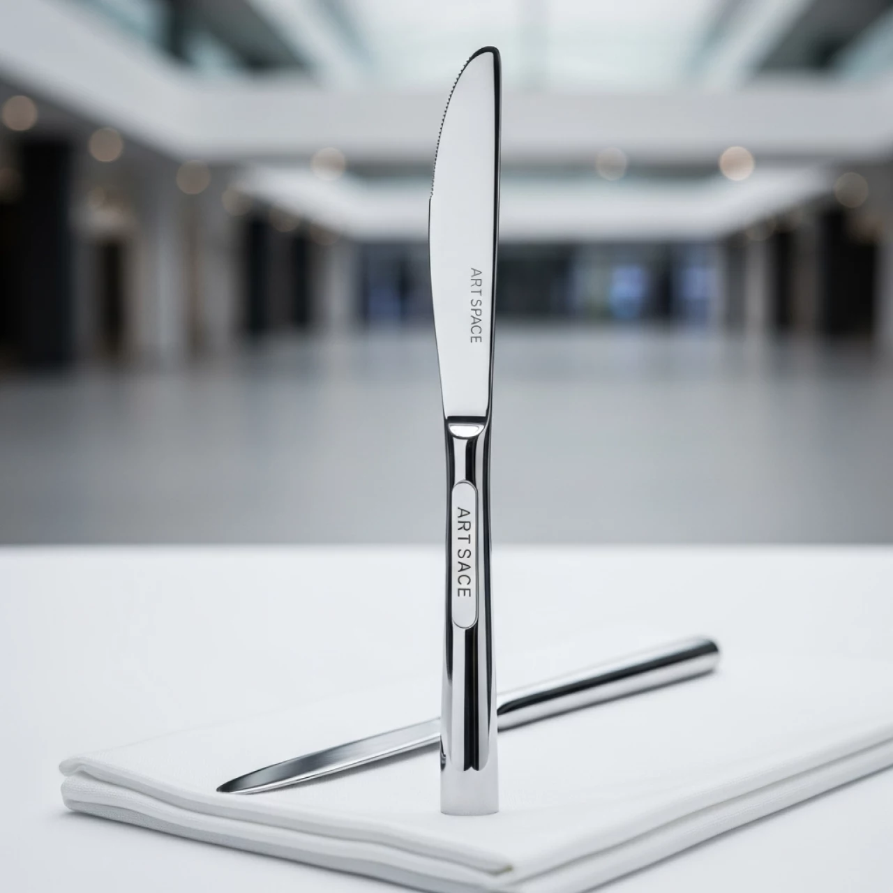 Аренда Нож для масла Slim серебро на Медальной площади — ART SPACE