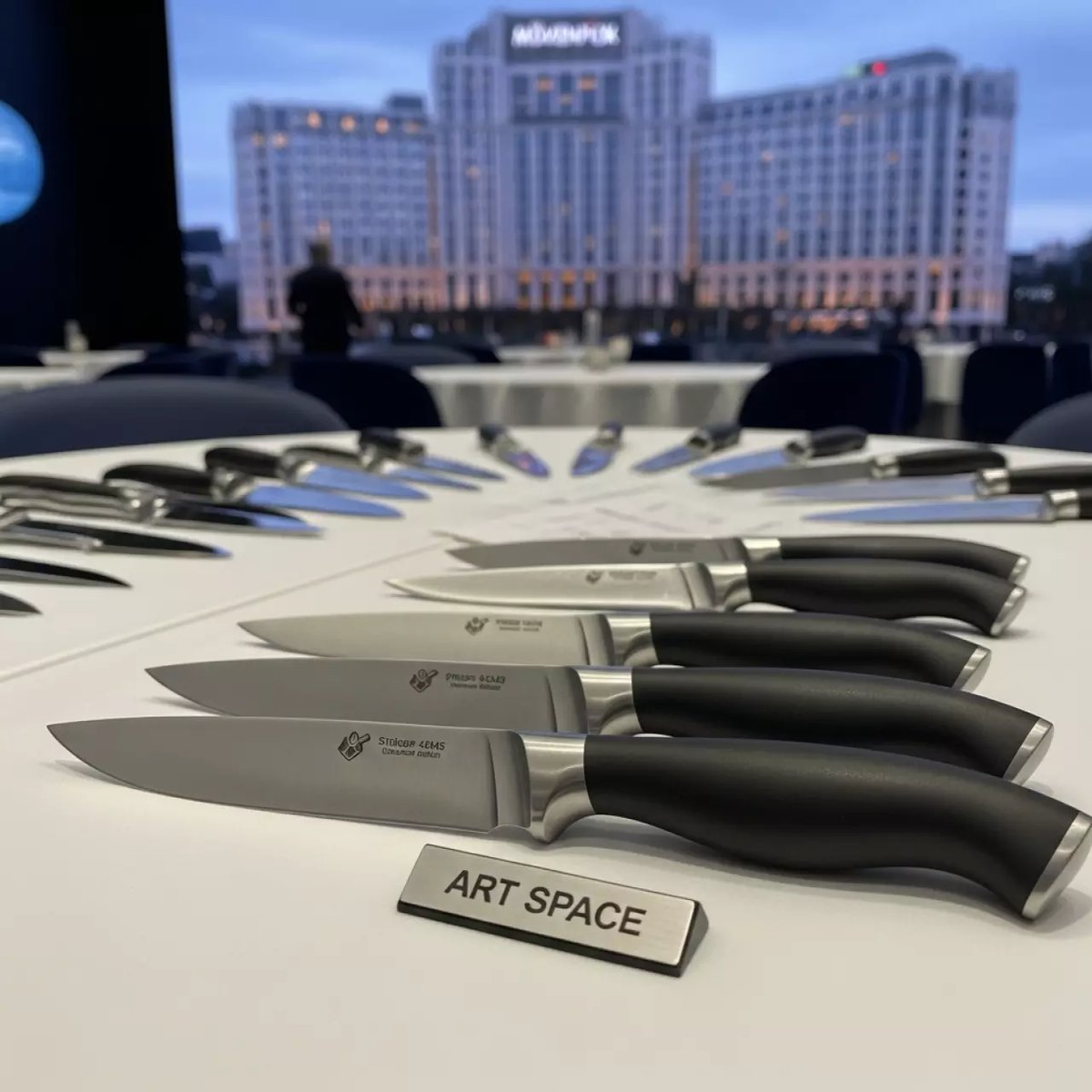 Аренда Нож KW Trio 3952 3942 3951 Steiger 4340 4345 Chaster 08852 08842 в Mövenpick Hotel — ART SPACE