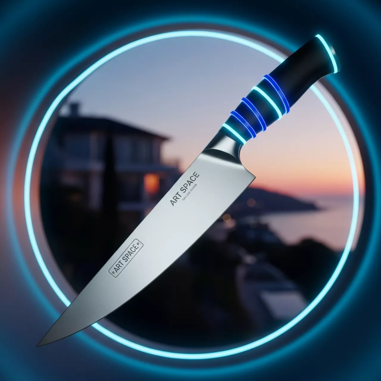 Аренда Нож поварской Gastrorag FRF 002 20 см на вилле «Анна» — ART SPACE