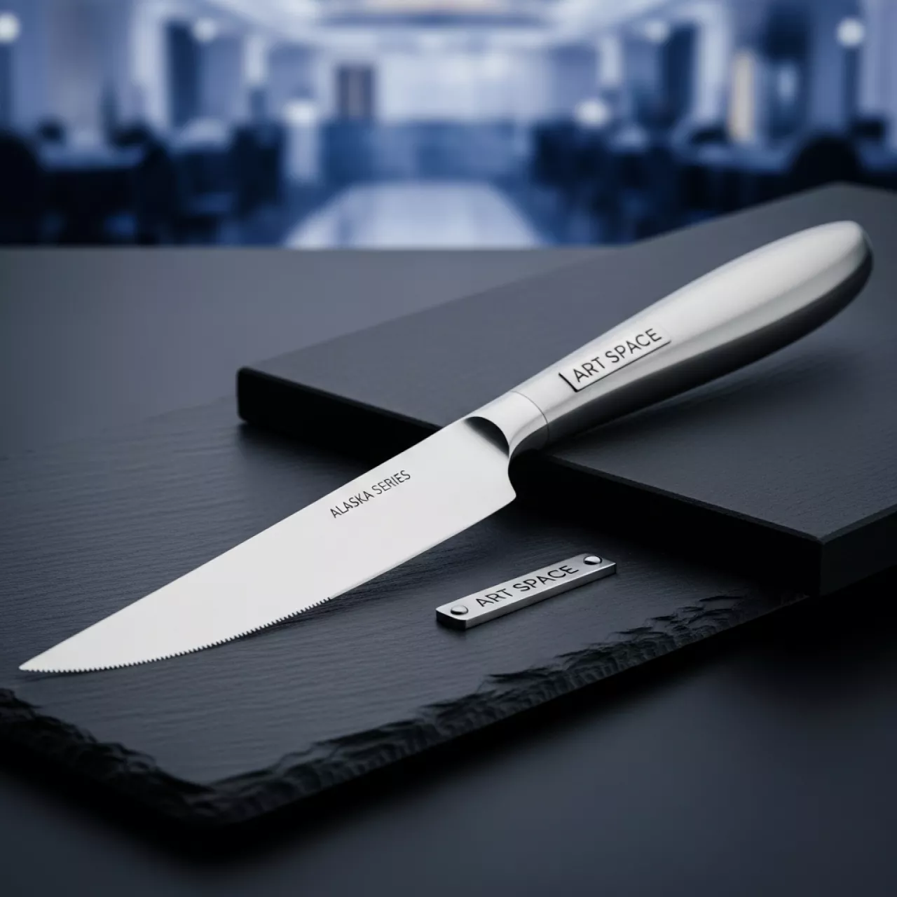 Аренда Нож столовый Аляска 225 мм в Grand Karat Sochi — ART SPACE