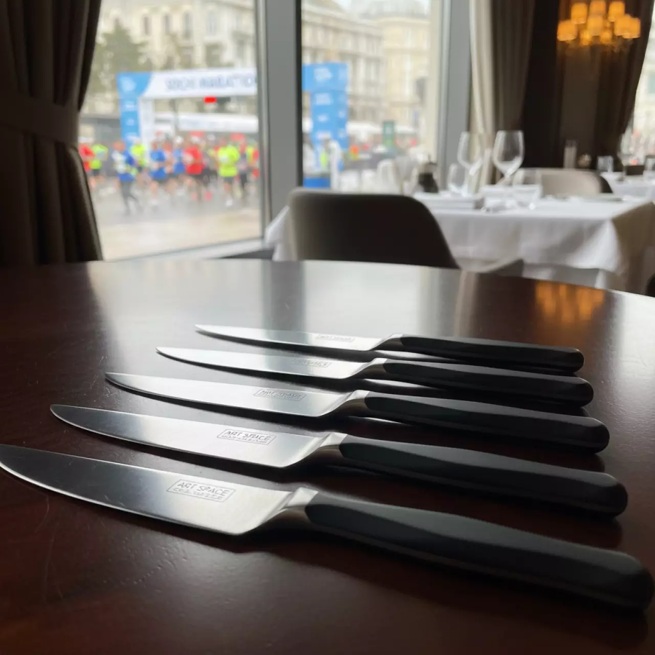 Аренда Нож столовый Black в ресторане «Sanremo» — ART SPACE