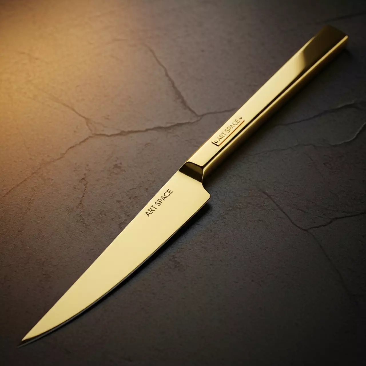 Аренда Нож столовый Imperator Gold в ледовом дворце «Большой» — ART SPACE