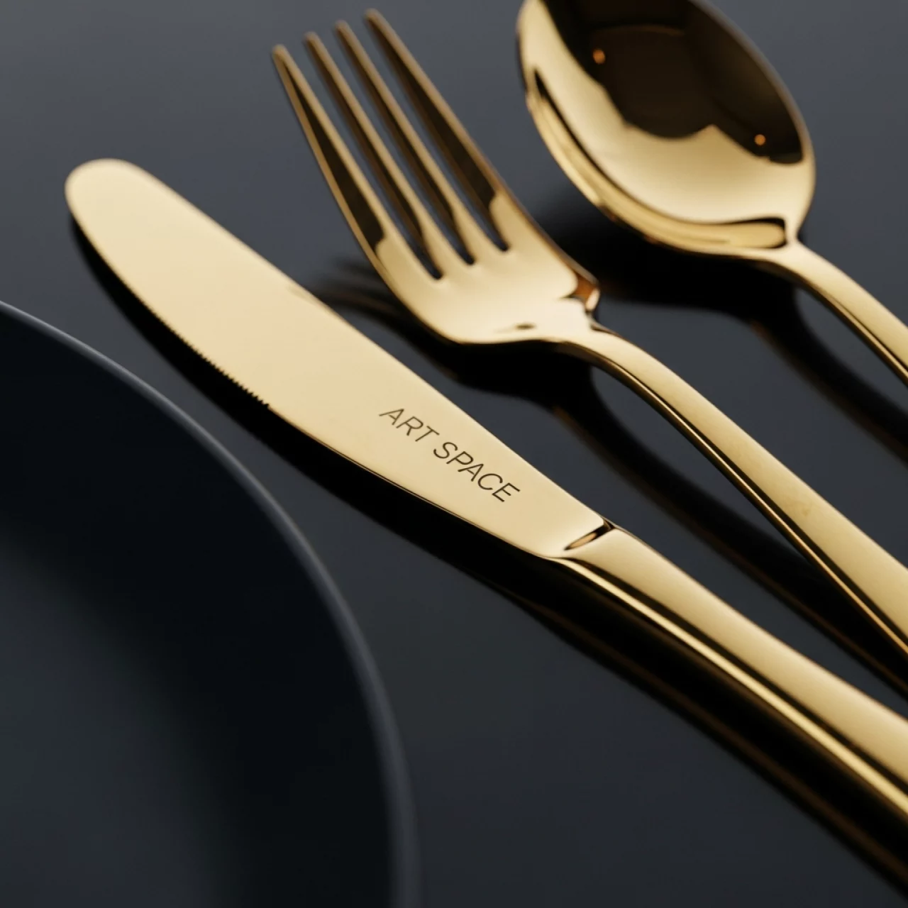 Аренда Нож столовый Мэдисон золото в отеле «Звездный» — ART SPACE