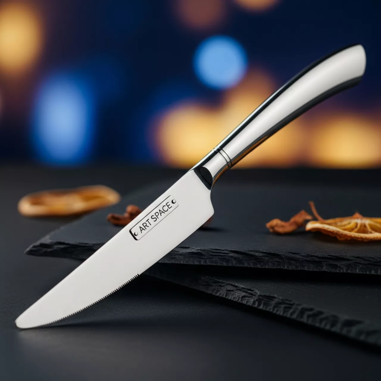Аренда Нож столовый премиум сталь нержавеющая в ледовом дворце «Роза Хутор» — ART SPACE
