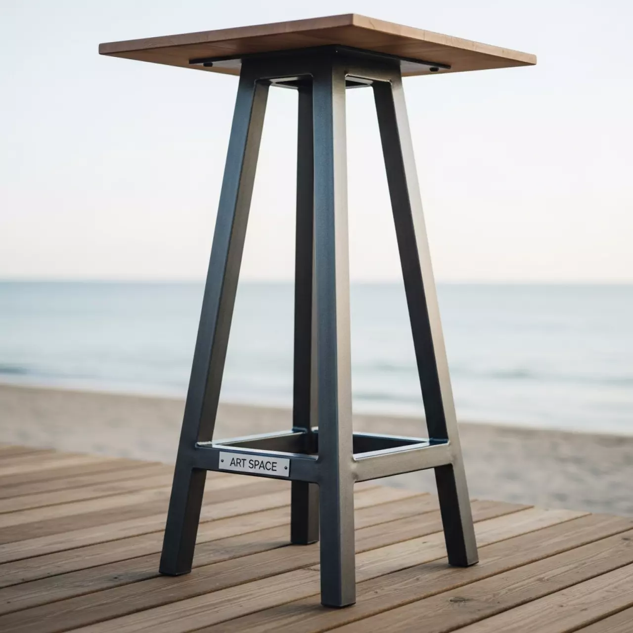 Аренда Ножка трапеция для барной стойки на пляже «Маяк» — ART SPACE