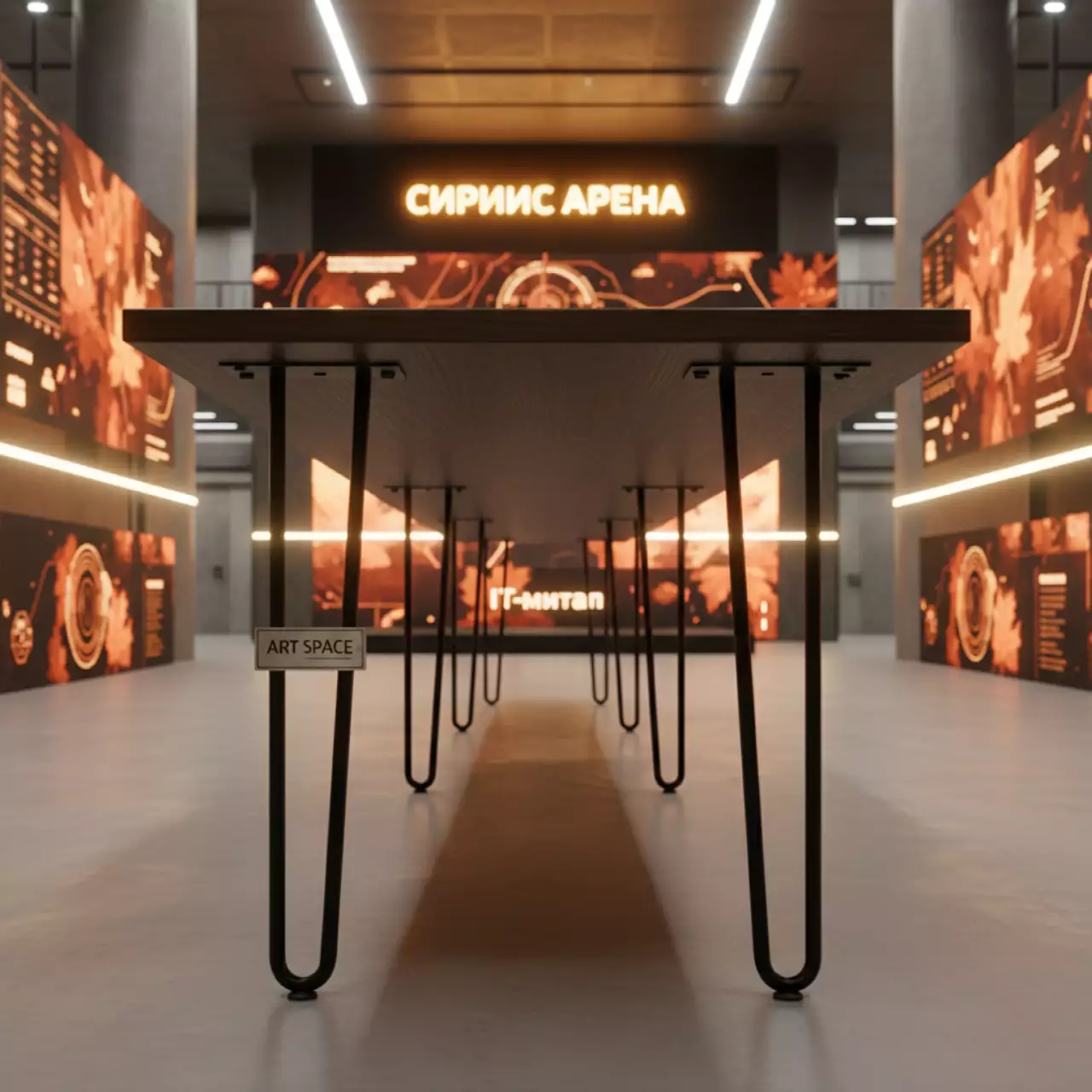 Аренда Ножки шпильки двойные для стола 71 см в Сириус Арене — ART SPACE