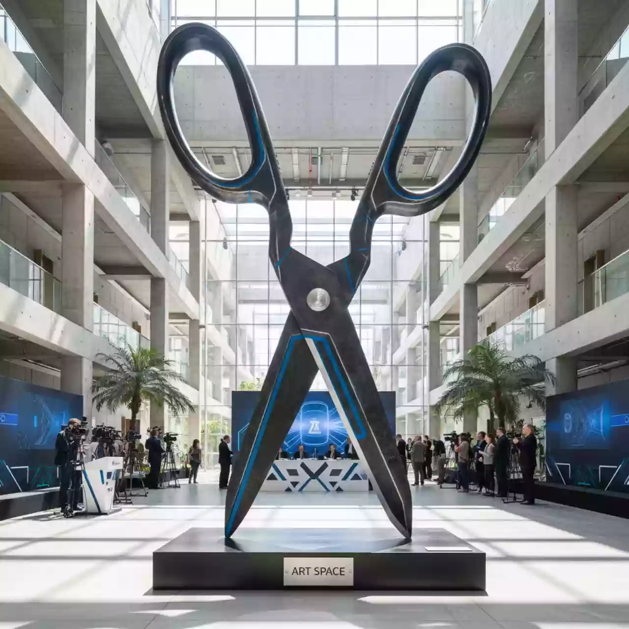 Аренда Ножницы большие великанские в санатории «Русь» — ART SPACE