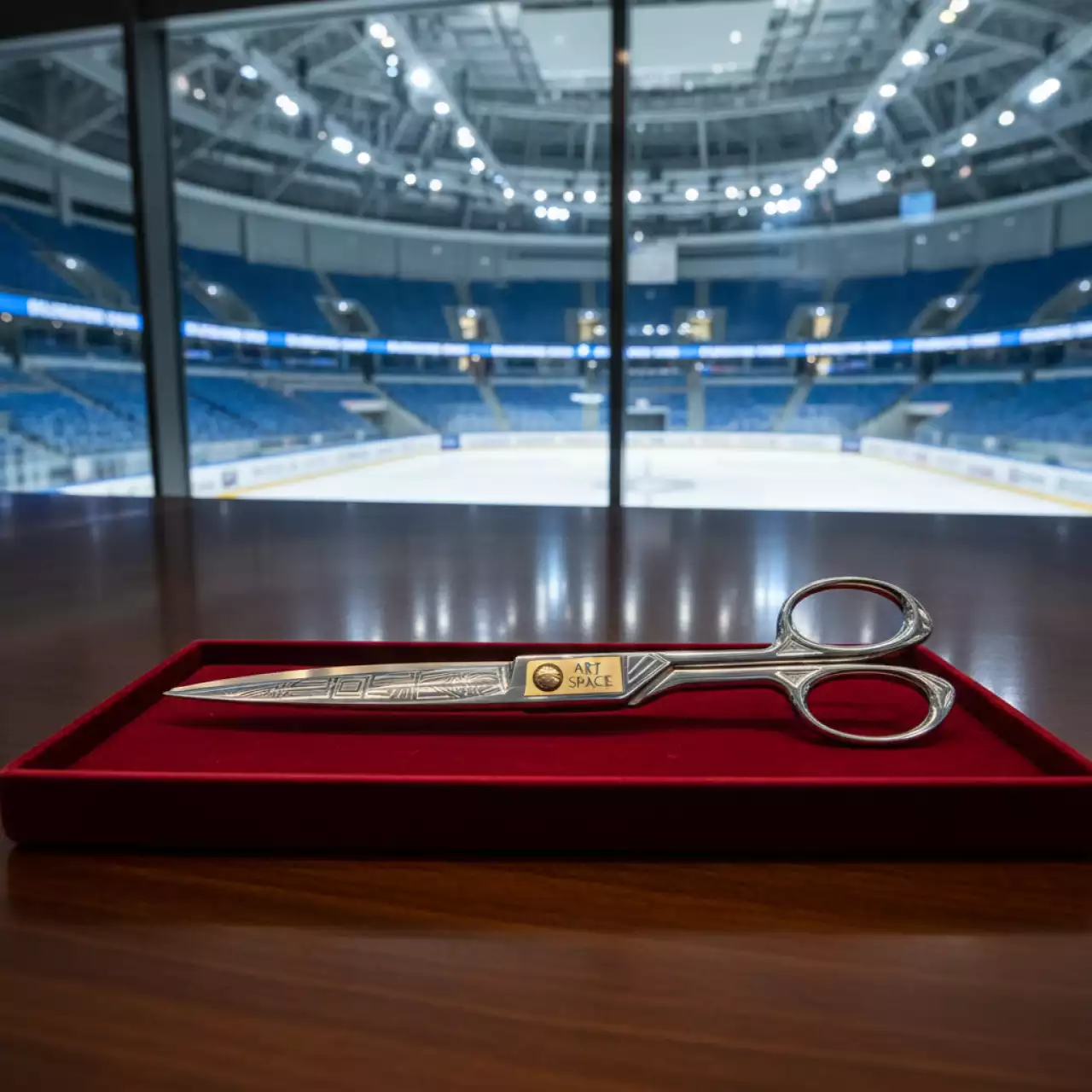 Аренда Ножницы стальные презентационные в ледовом дворце «Большой» — ART SPACE