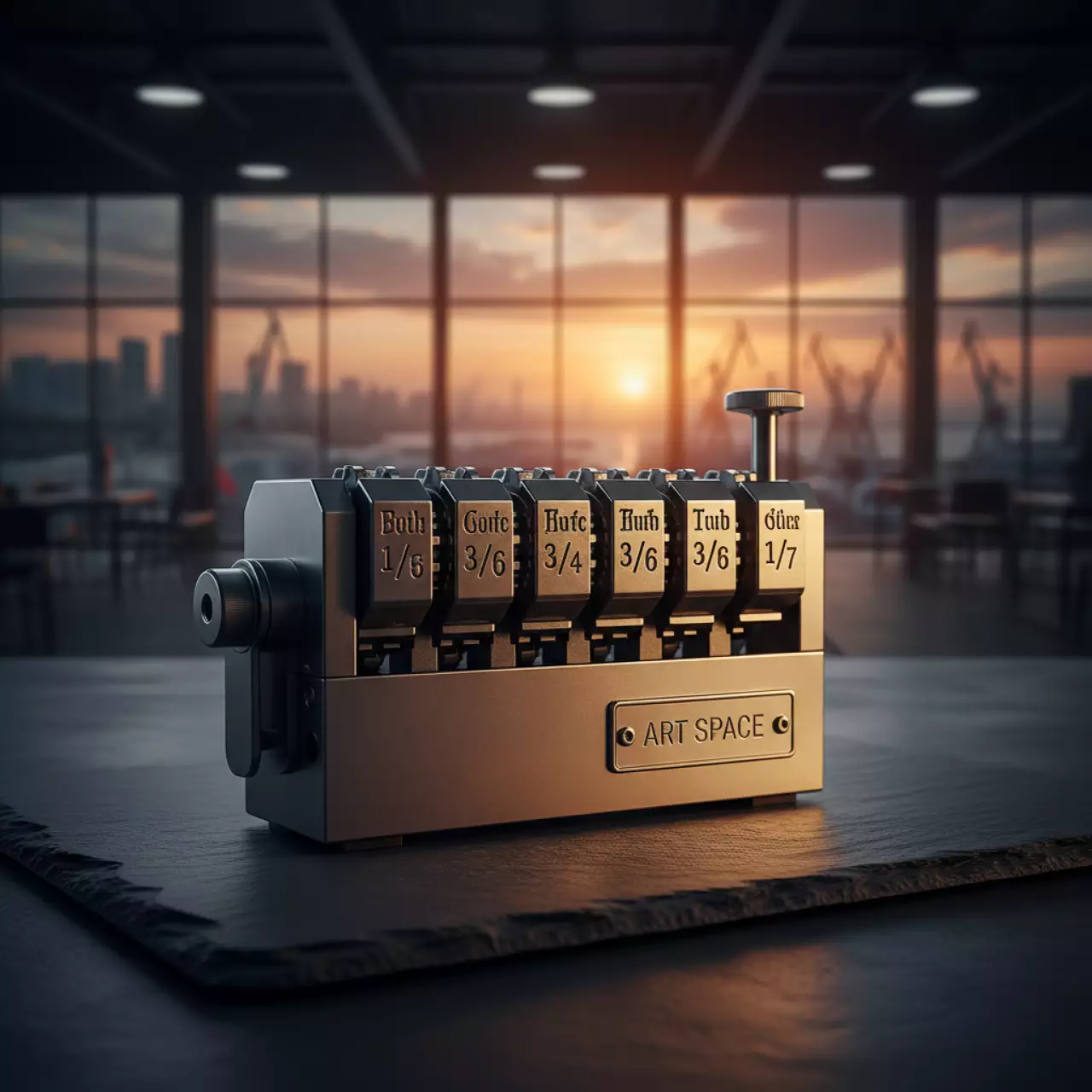 Аренда Нумерационная головка 3 16 Gothic Para Forward параллельно передней кромке прямая в зале «Чайка» (Морпорт) — ART SPACE