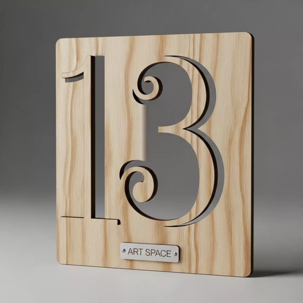 Аренда Нумерация столов фанера натуральная в отеле «Богатырь» — ART SPACE