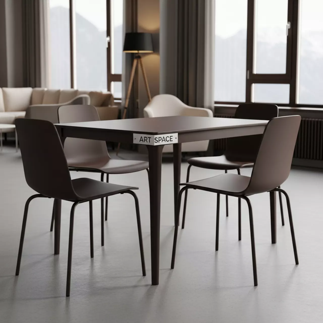 Аренда Обеденная группа LCS4T 5 set коричневый в Golden Tulip Rosa Khutor — ART SPACE