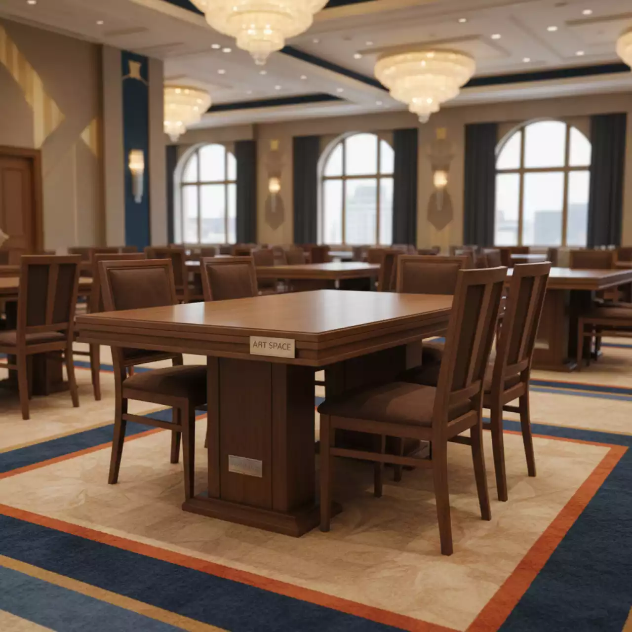 Аренда Обеденная группа MAD CM6T1 7 SET коричневый в Маринс Парк Отеле — ART SPACE