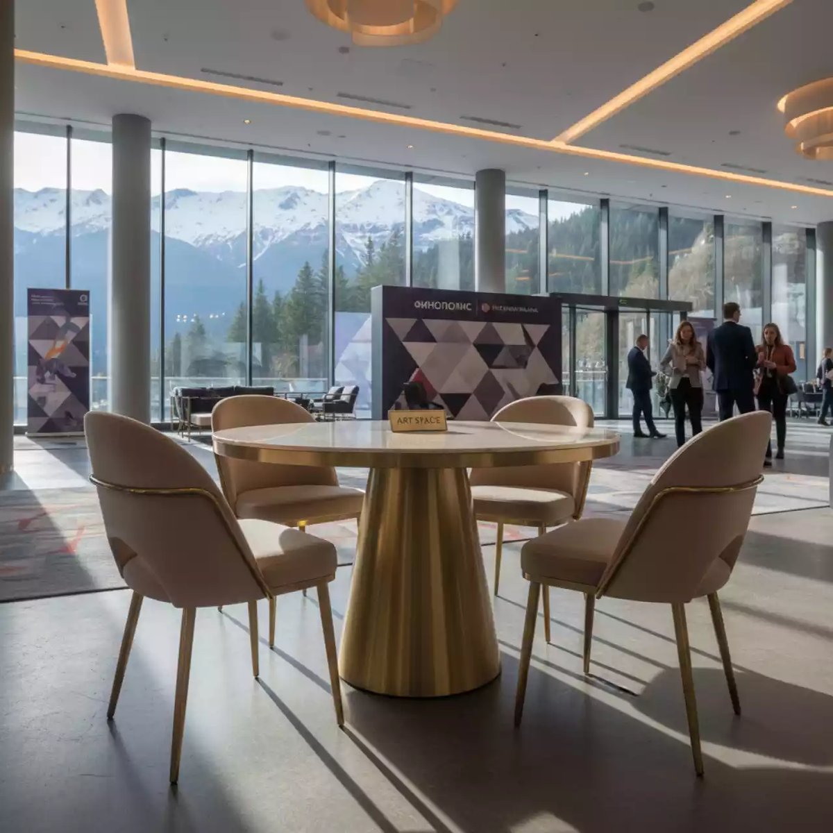 Аренда Обеденная группа MAL CL4T1 5 SET бежевый в Rixos Krasnaya Polyana — ART SPACE