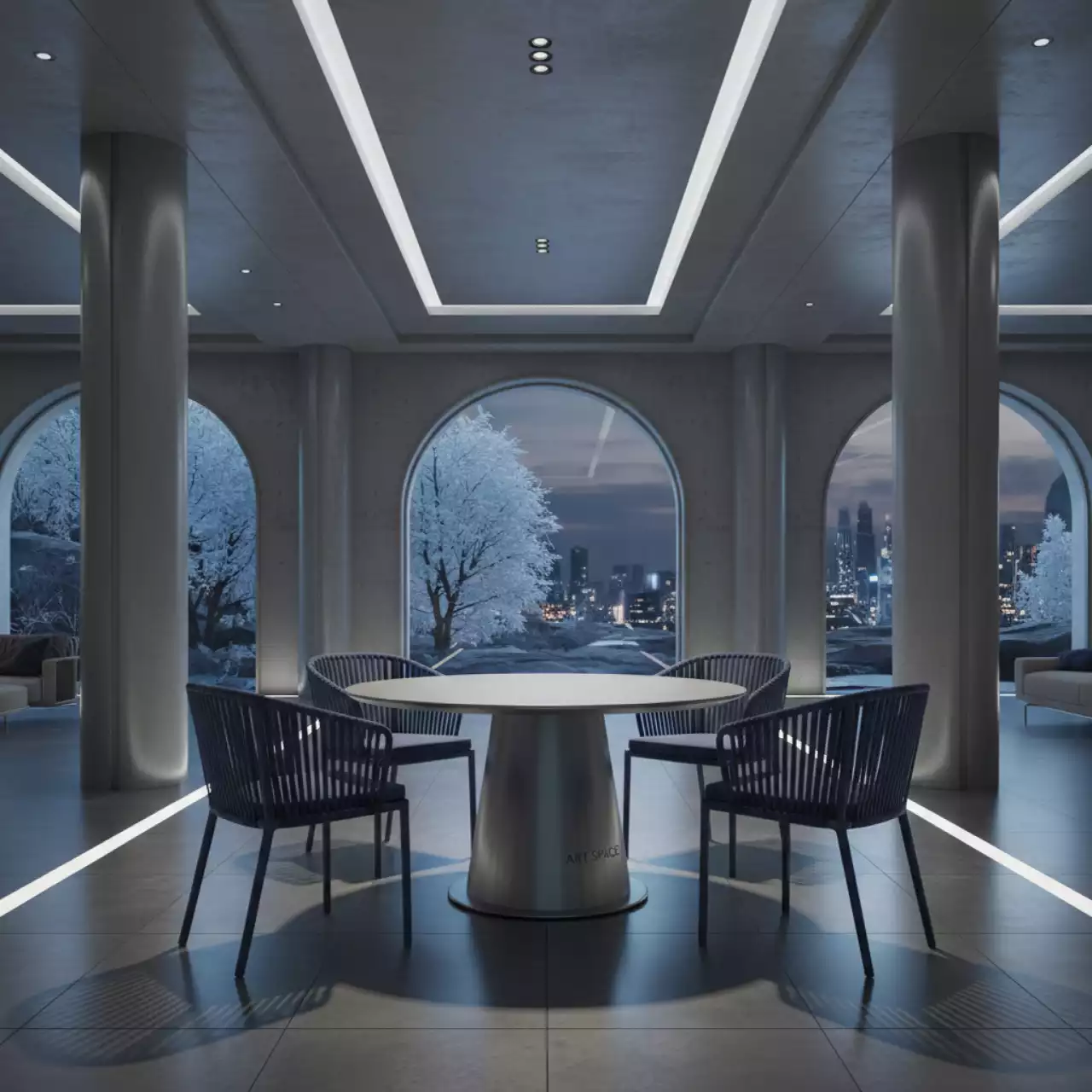 Аренда Обеденная группа R90 SHT TU2 1.4x AS1158 M Rope 3 в комплексе Sea Galaxy — ART SPACE