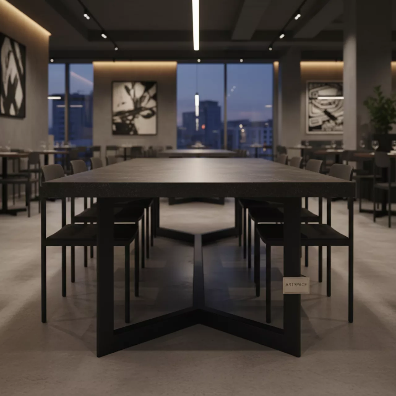 Аренда Обеденный стол Aura 215 см в ресторане «Магеллан» — ART SPACE