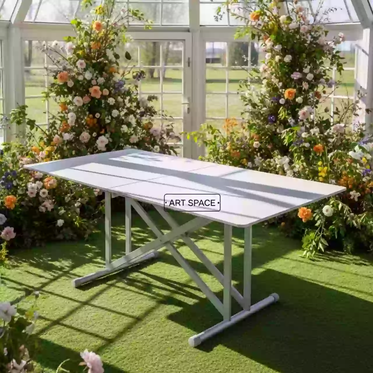 Аренда Обеденный стол Биарриц раскладной в этно-парке «Моя Россия» — ART SPACE