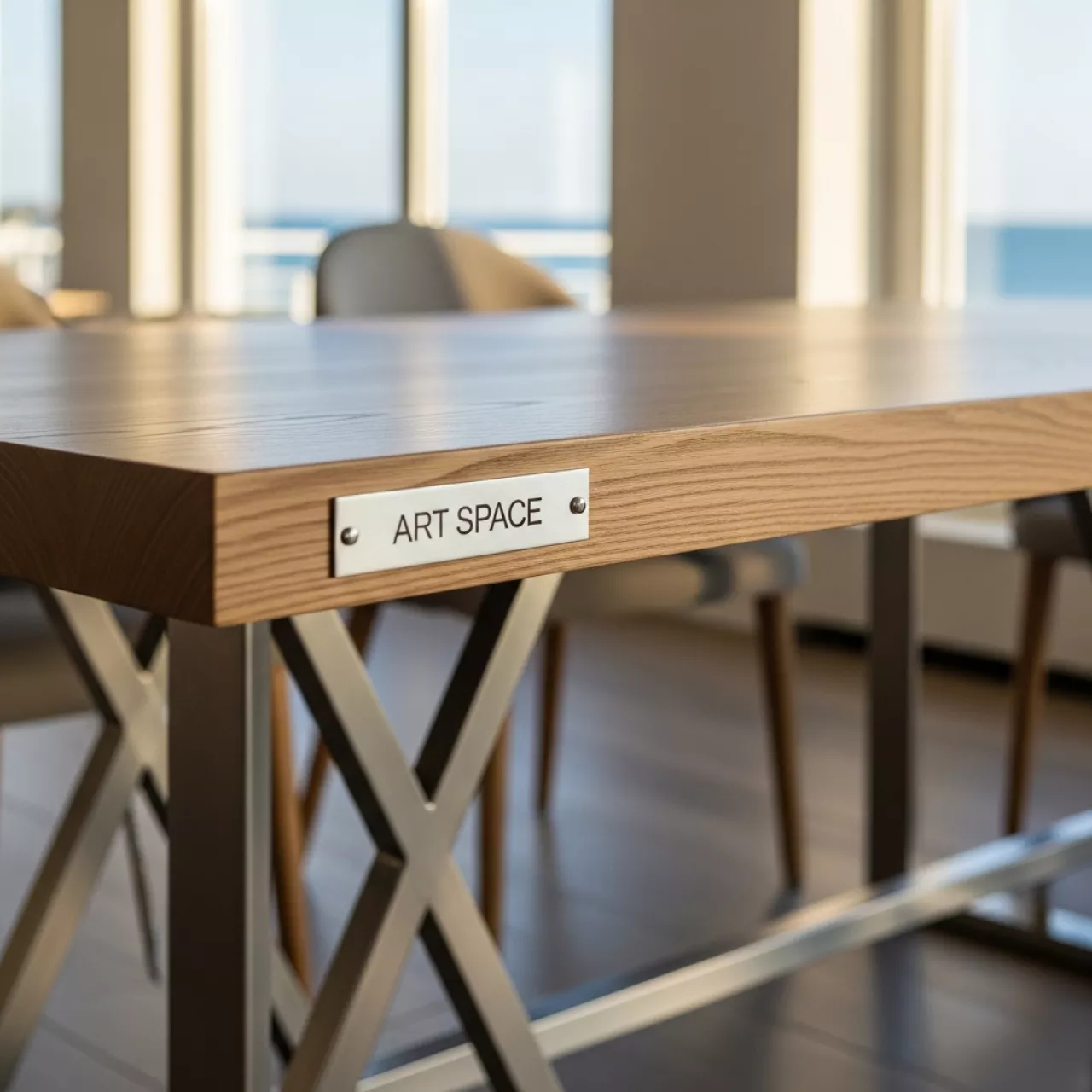 Аренда Обеденный стол дуб кремона кашемир Chord в гранд-отеле «Жемчужина» — ART SPACE