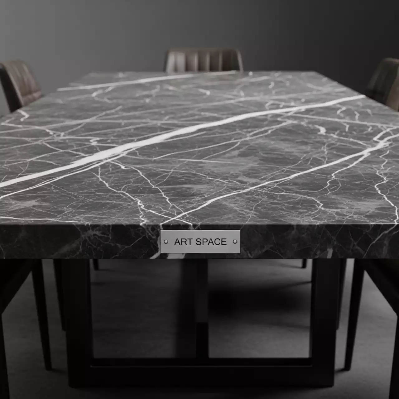 Аренда Обеденный стол Orden серый мрамор в Boutique Hotel PORTUM 1905 — ART SPACE