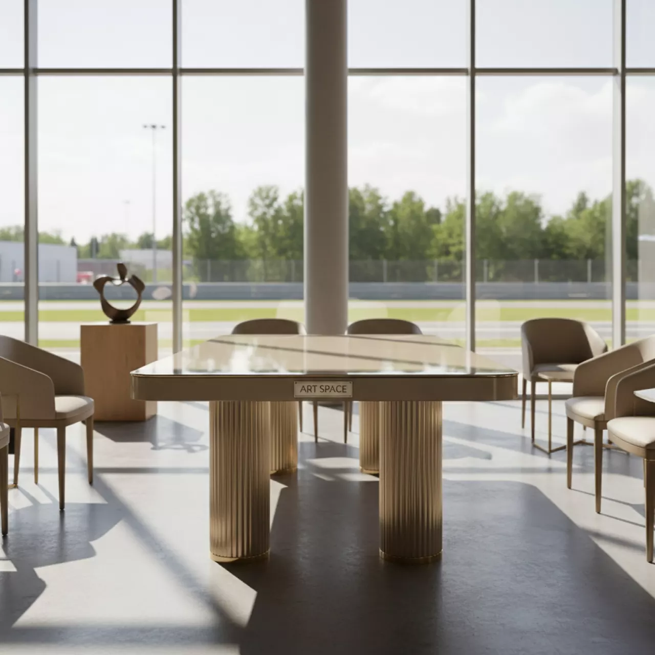 Аренда Обеденный стол Royal Family AMELIA 200 бежевый на Сочи Автодроме — ART SPACE