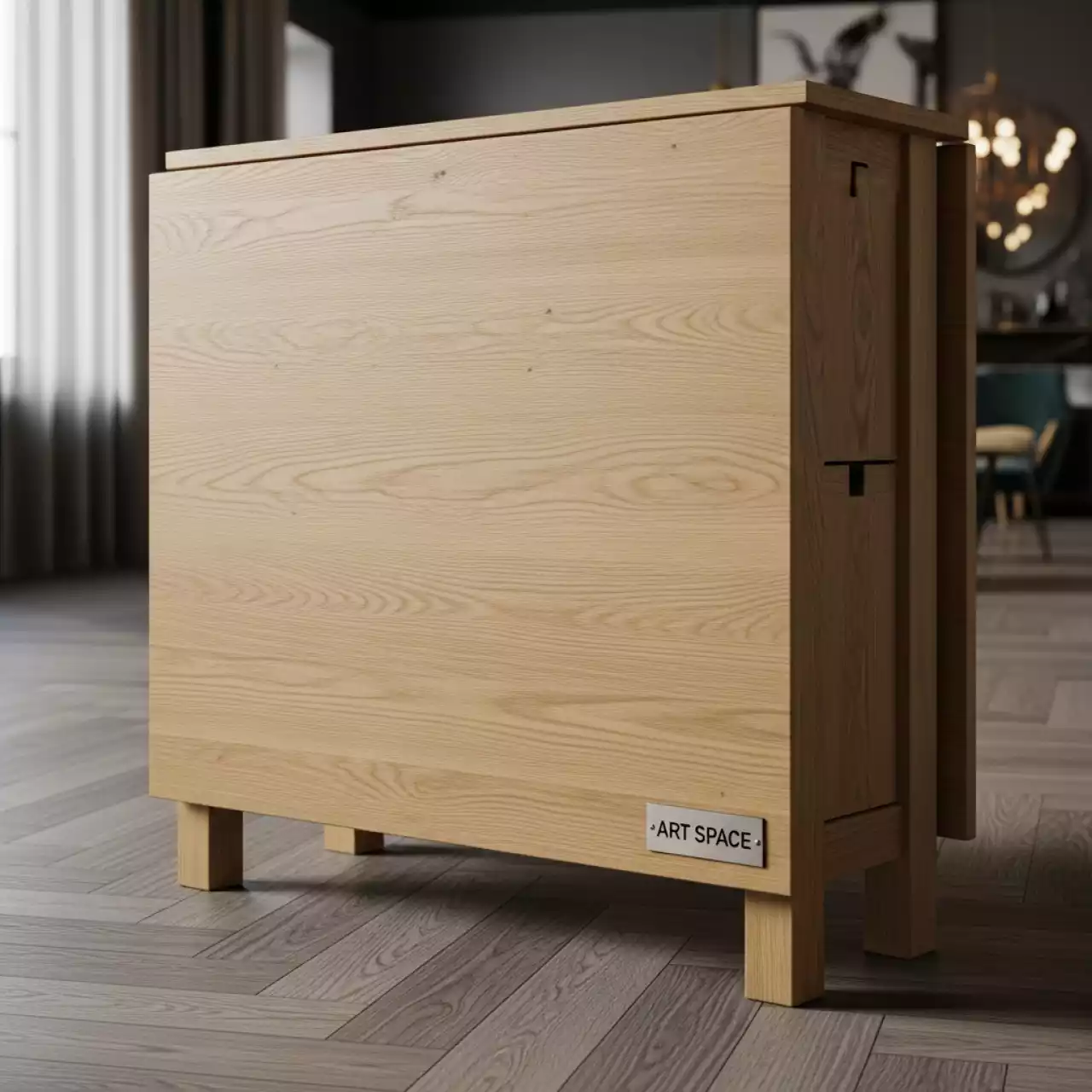 Аренда Обеденный стол Sunbeam раскладной кашемир дуб кремона в ресторане «Высота 5642» — ART SPACE