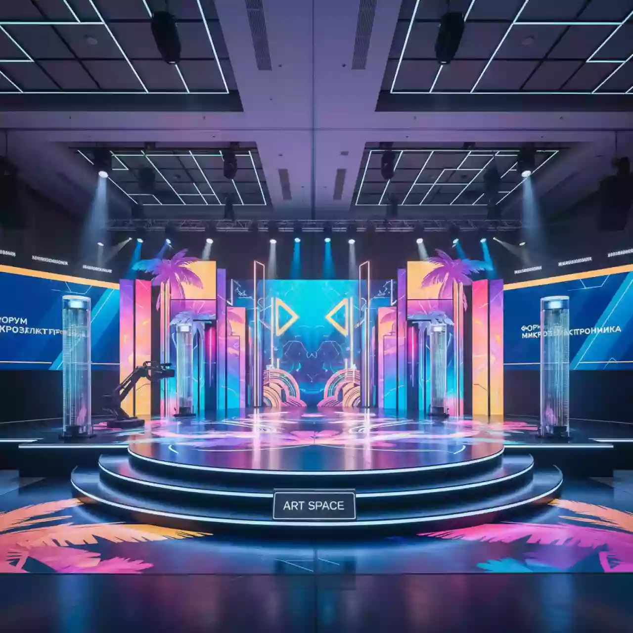 Аренда Обеспечение технического райдера для выступления Сергея Скачкова в отеле Radisson Lazurnaya — ART SPACE