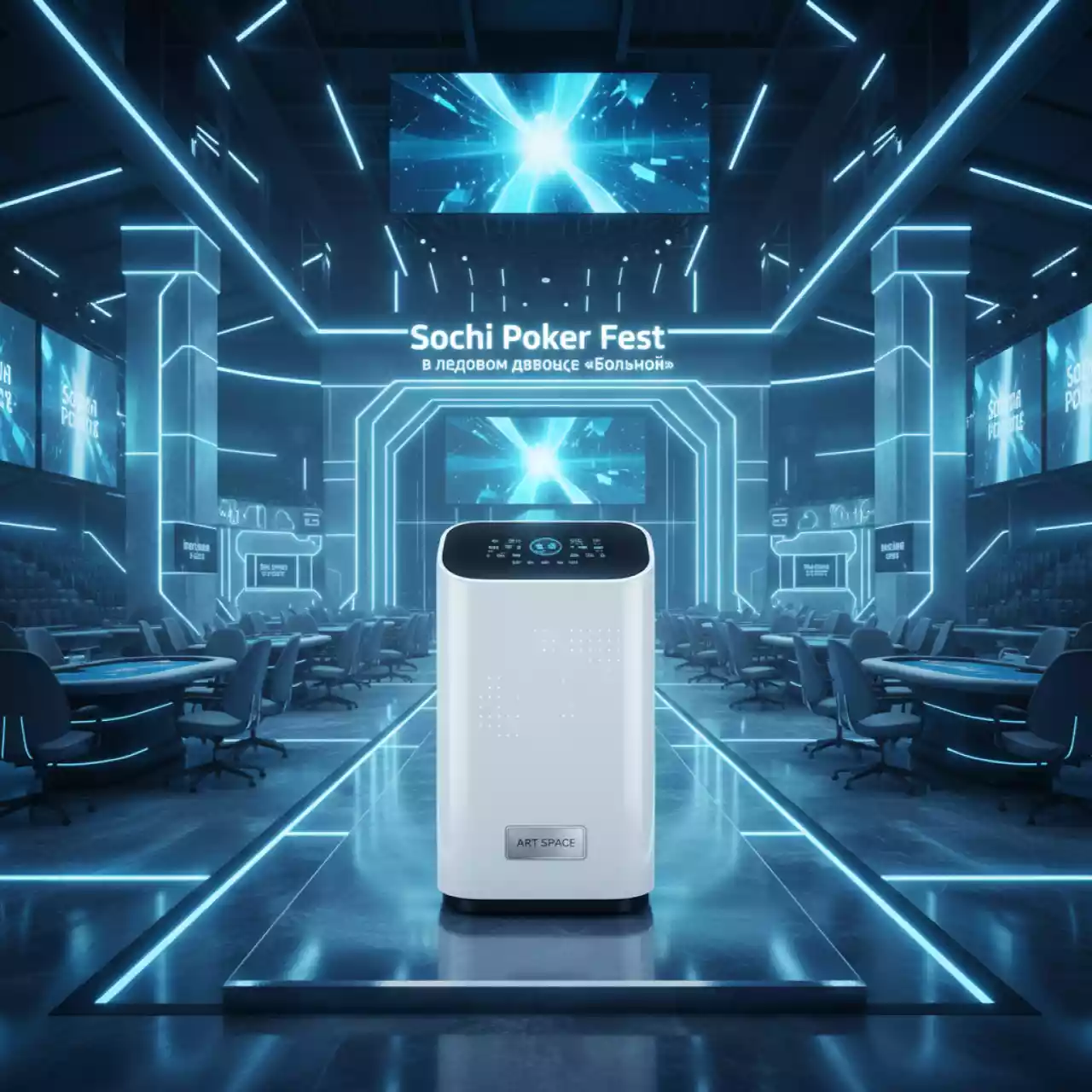 Аренда Обеззараживатель воздуха Дезар 4 в ледовом дворце «Большой» — ART SPACE