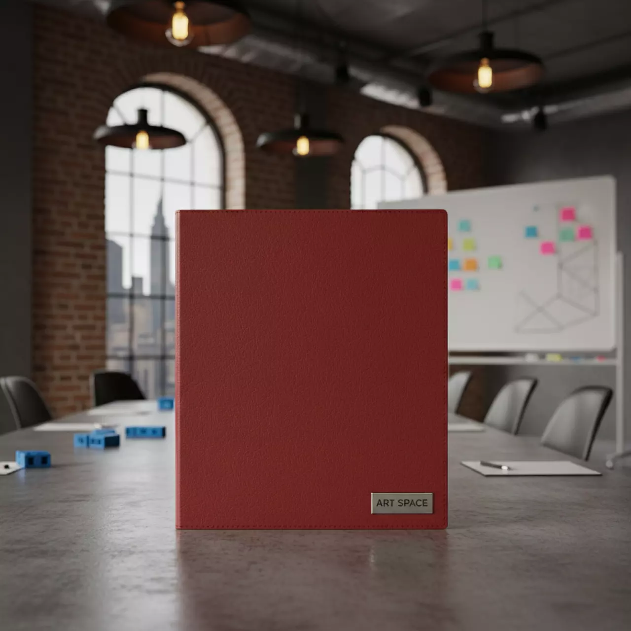 Аренда Обложка картонная для переплета Fellowes Delta кожа A4 красная в отеле «Богатырь» — ART SPACE