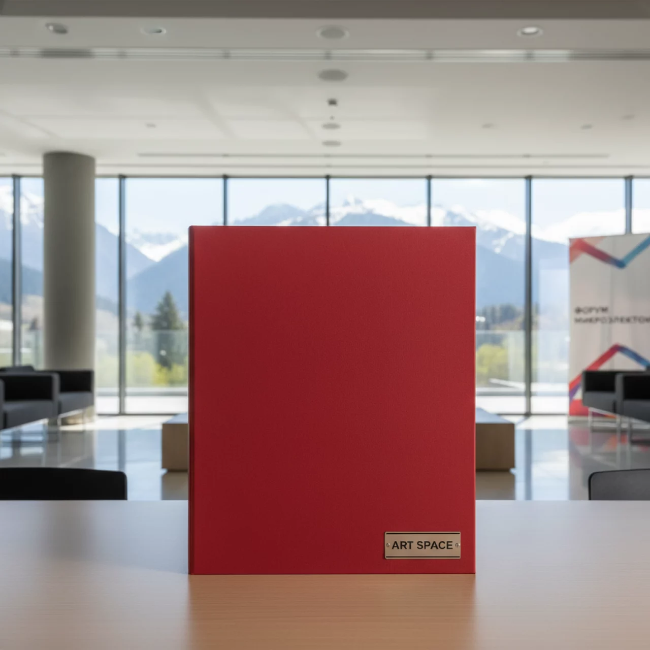 Аренда Обложка картонная для переплета кожа A4 красная в Golden Tulip Rosa Khutor — ART SPACE