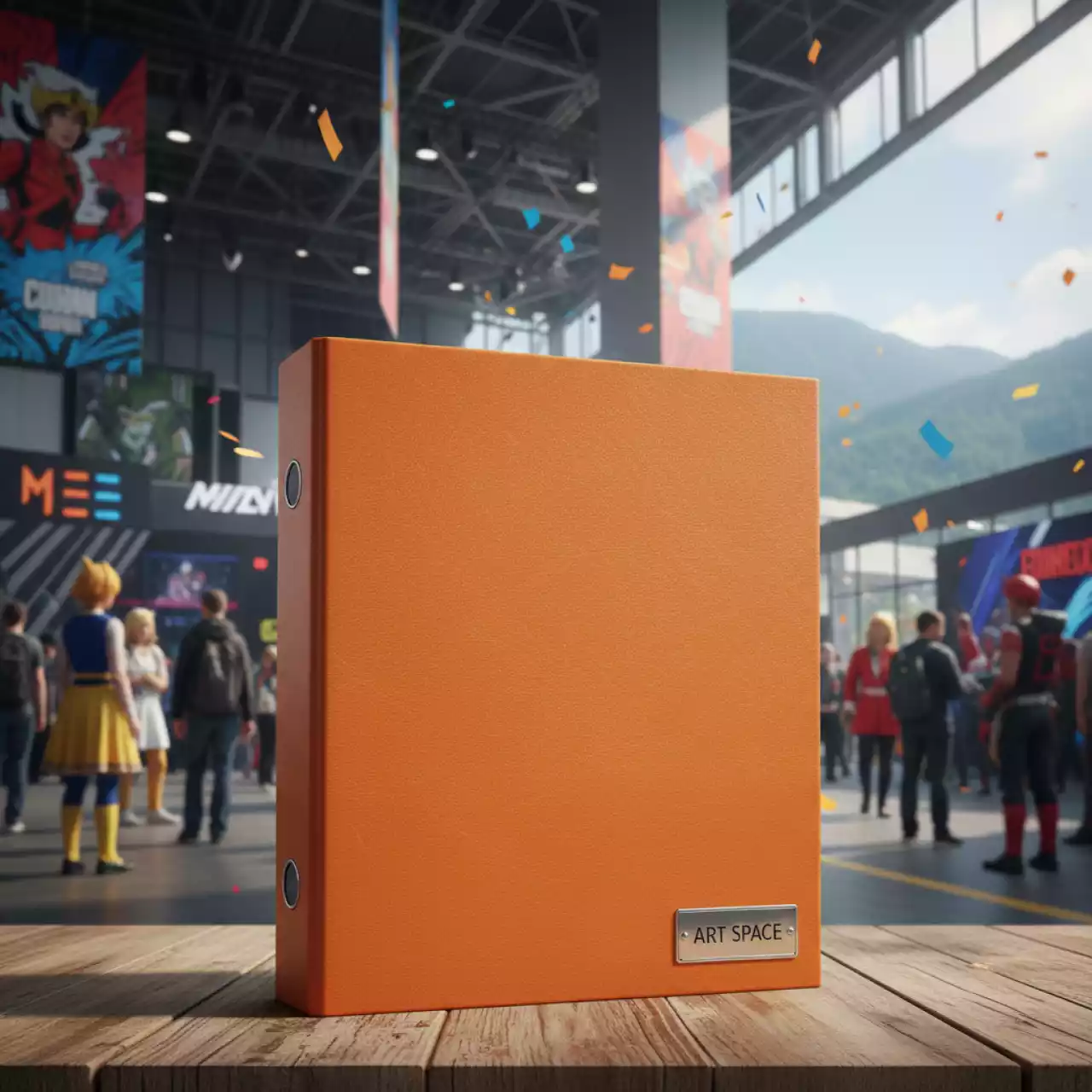 Аренда Обложка картонная для переплета кожа A4 оранжевая в Skypark Sochi — ART SPACE