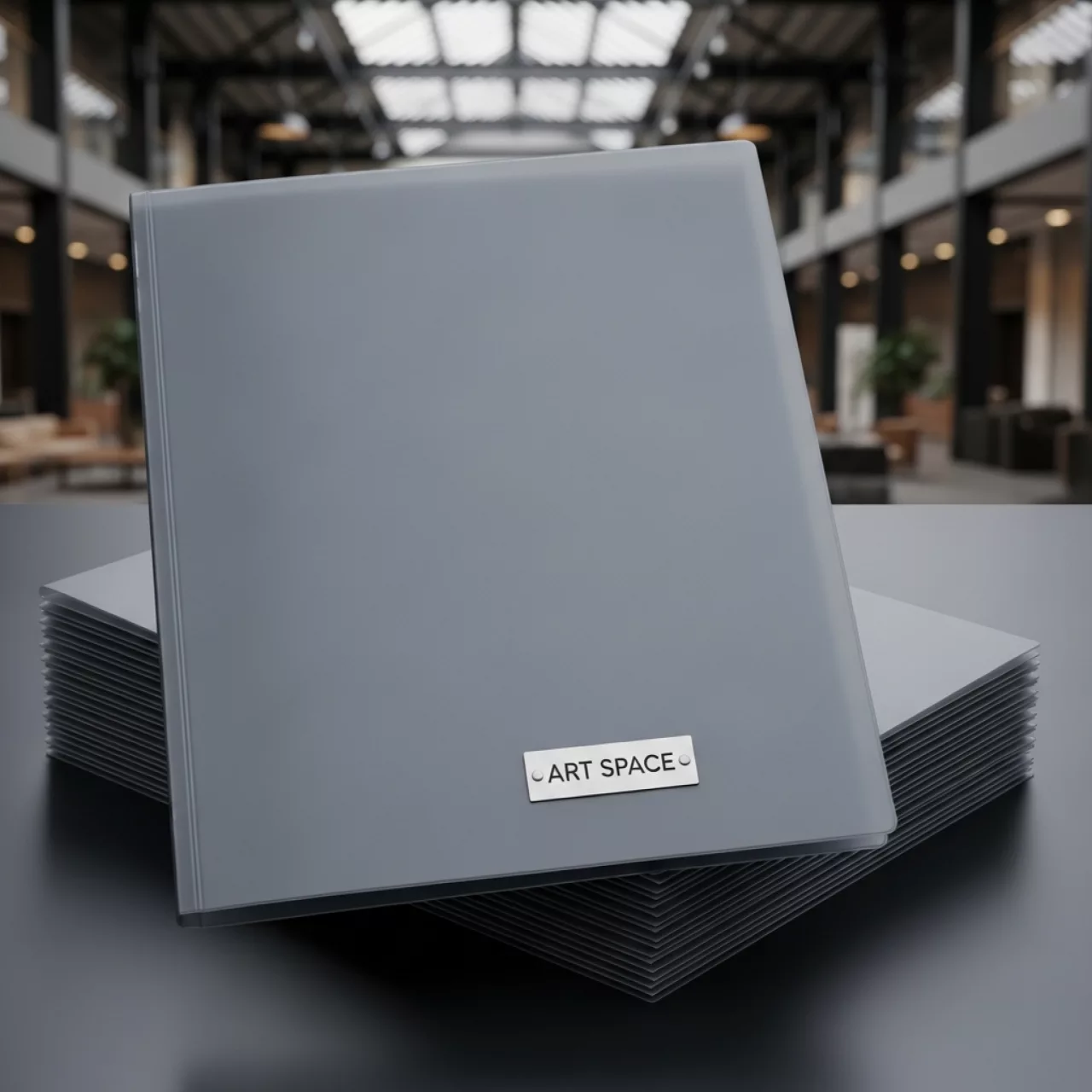 Аренда Обложки для переплета пластиковые дымчатые Lamirel Transparent A4 150 мкм 100 штук в Radisson Blu Resort & Congress Centre — ART SPACE