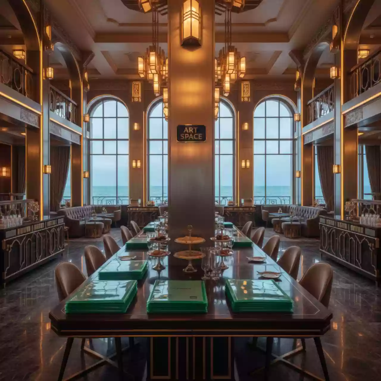 Аренда Обложки для переплета пластиковые Fellowes Transparent A4 200 мкм зелёные в зале «Чайка» (Морпорт) — ART SPACE