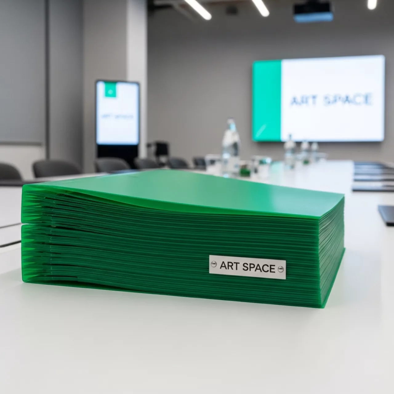 Аренда Обложки для переплета пластиковые Lamirel Transparent A4 150 мкм зеленые 100 шт в Маринс Парк Отеле — ART SPACE