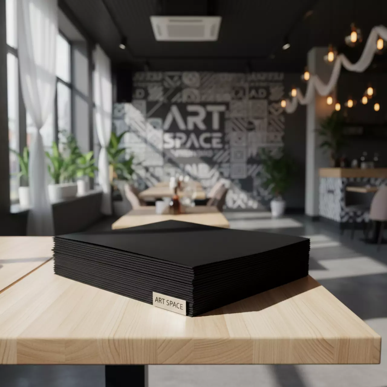 Аренда Обложки для переплета пластиковые непрозрачные ПП A4 0,40 мм черные 50 шт в ресторане «Магеллан» — ART SPACE