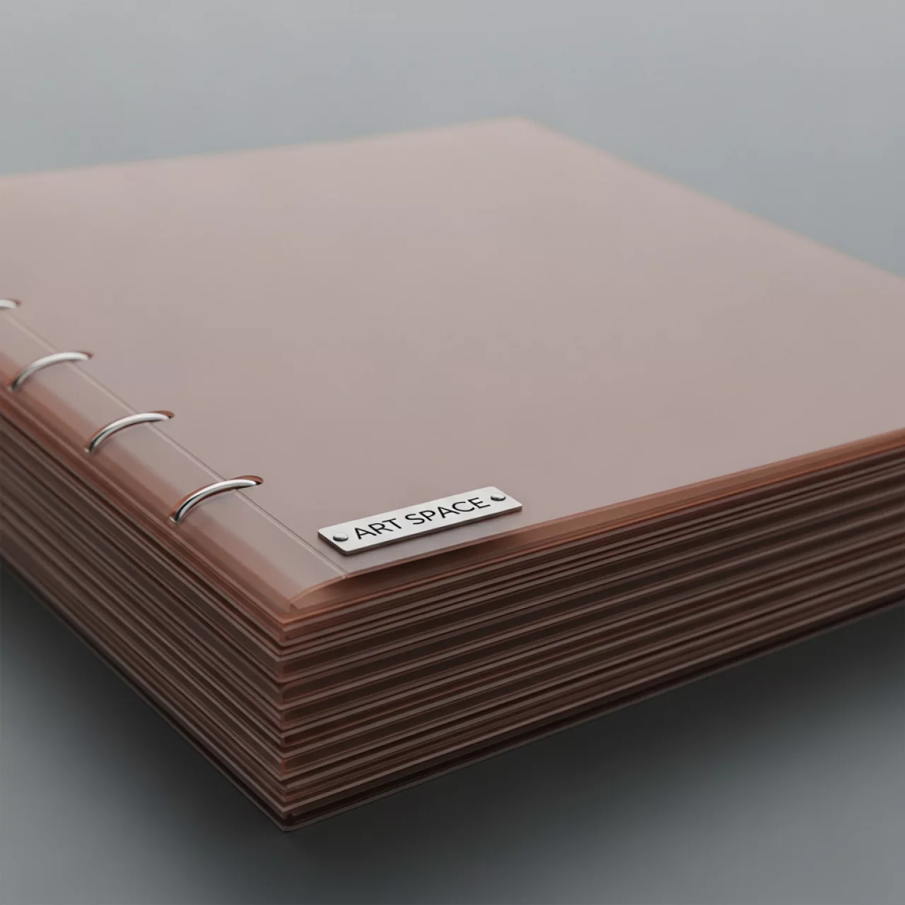 Аренда Обложки для переплета пластиковые прозрачные без текстуры A4 20 мм коричневый в Сочи Парк Отеле — ART SPACE